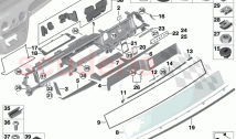 Instrument panel glass case