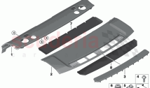 Rear window shelf