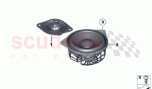 Single parts f package shelf top hifi