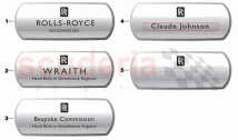 Engraved plate Wraith