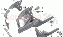 Wheelhouse engine support