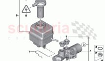 Brake master cylinder expansion tank