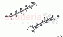 Wiring harness injection valve ignition