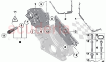 Upper timing case
