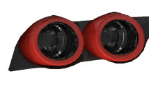 Carbon Tail Light Surround