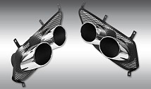 Set  of 2 Tailpipes with new mesh insert