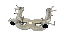 POWER OPTIMIZED EXHAUST SYSTEM RACE WITHOUT FLAP-REGULATION, COMPLETE HEAT PROTECTED