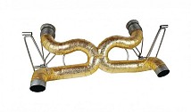 POWER OPTIMIZED EXHAUST SYSTEM WITHOUT FLAP REGULATION
