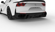 Carbon Rear Diffuser (CENTRAL)