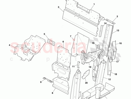 Photo of Reinf Centre body upper outer piller centre RH…