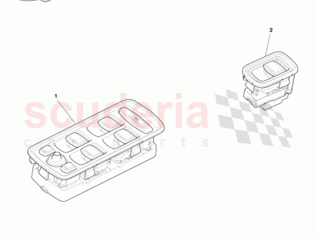 Photo of DRIVERS SIDE WNDOW LIFT SWITCH AD43 14540…
