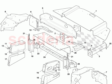 Photo of Member rear floor side RH…