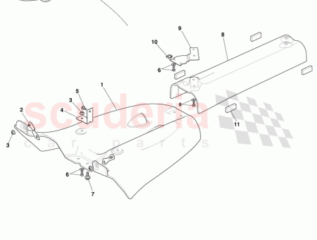 Photo of Bracket Heat Deflector Support 4G43 3962…