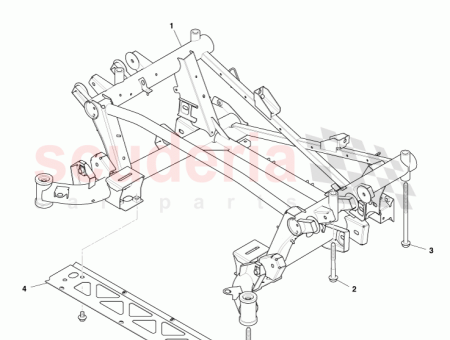 Photo of Subframe Assy Rear AD33 5R003…
