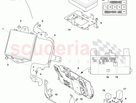 Photo of Bracket Fuse Box RHD 8D33 14N072…