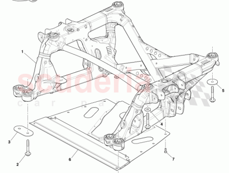 Photo of SHIELD REAR BUMPER OPENING AD43 17C857…