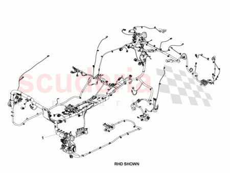 Photo of Harness assy Cabin COUPE RHD Alpine…