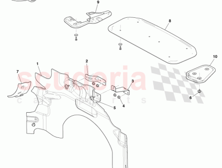 Photo of Bracket Support Heat Sheild…