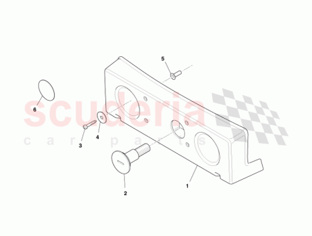 Photo of Fixing Kit Front Number Plate Plinth 4G43 17C833…