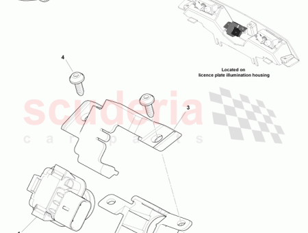Photo of Camera rear facing 90 degree…