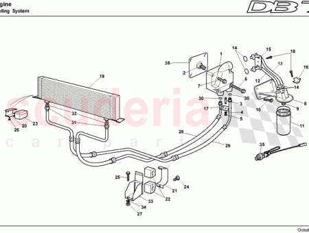 Photo of CLIP ENGINE OIL COOLER PIPE 44…