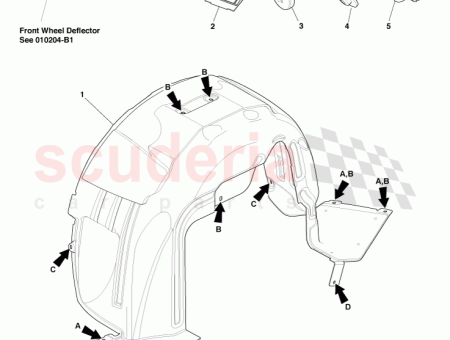 Photo of REAR WHEEL ARCH BD23 54279D23…