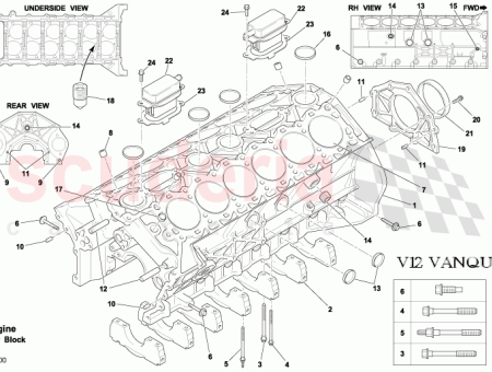 Photo of ENGINE AS SHIPPED LESS TRANS 5R13 6007…
