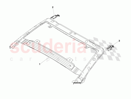 Photo of WINDSCREEN SURROUND UPPER SEAL CARRIER RH 6G33 54246A34…