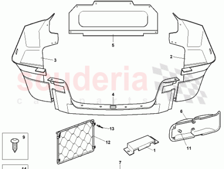 Photo of Trim panel assembly tail lamp LH…