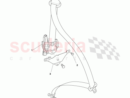 Photo of FRONT SEATBELT DRIVER FLINT 8G43 611B70…