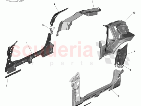 Photo of Reinforcement Door Opening Frame Centre RH CY83 20412…