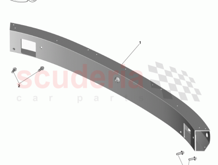 Photo of Bumper Beam Rear CY83 17758…