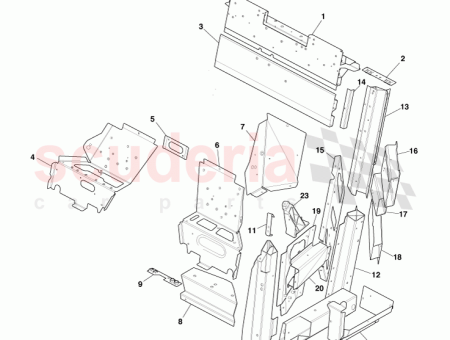 Photo of Bracket battery hold down clamp…