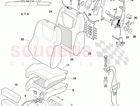 Photo of Seat assy complete front LH…