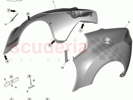 Photo of Bracket Quarter Window Glass RH CY83 C298A44…