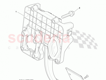 Photo of Pad Kit Auto Brake Pedal CD33 2D042…