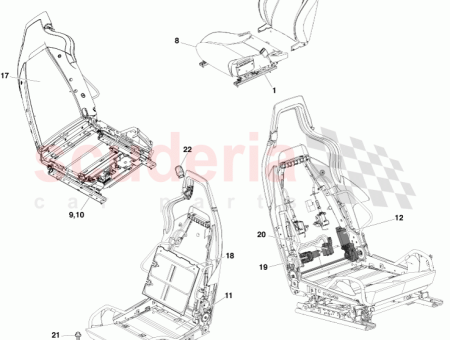 Photo of Seat assy front complete LH…