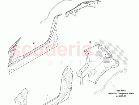 Photo of Pillar Assy Rear Corner RH 8D33 C41038…