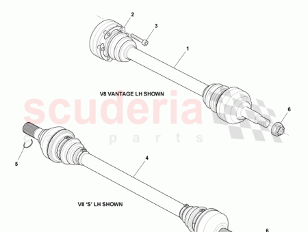 Photo of REAR DRIVE HALFSHAFT RH ASM BG33 4B402…