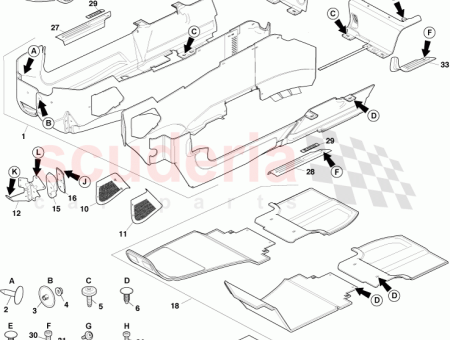 Photo of KIT ASSY FLR CRPT RH AD43 281B12…