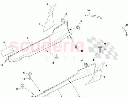 Photo of WHEEL ARCH LINER SUPPORT BRACKET CG43 16586…