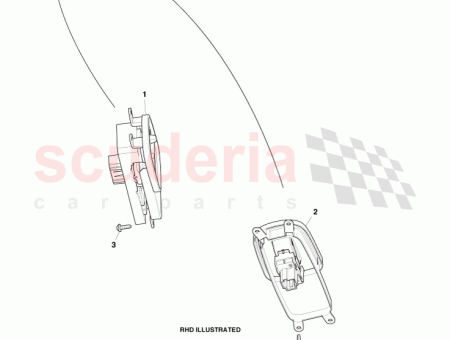 Photo of WINDOW LIFT SWITCH DRIVER WITH POWERFOLD 8D33 14540…