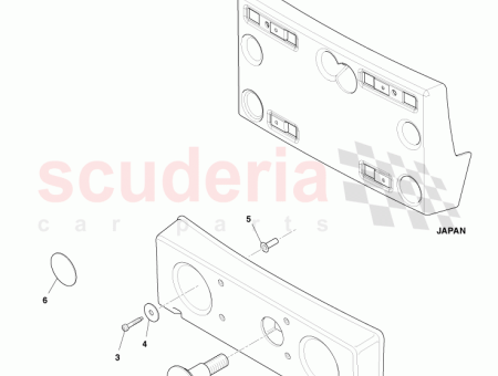 Photo of FRONT NUMBER PLATE PLINTH FED0 CG43 17A835…
