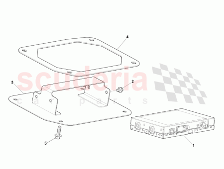 Photo of Backplate SDARS Tuner 8D33 18K876…