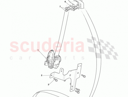 Photo of Seatbelt Retractor assy LHD Driver s 6G33 611B70…
