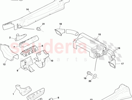 Photo of Heatshield Exhaust Header Lower Rr LH 12023 03…