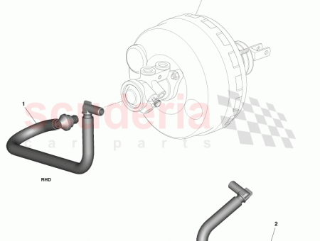 Photo of Hose Vacuum Brake RHD DG43 J1403…