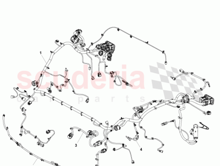 Photo of FRONT BUMPER HARNESS AD43 15K877…