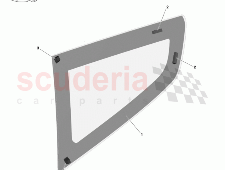 Photo of Glass Rear Quarter RH CY83 C29700…