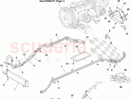 Photo of PIPE ASSEMBLY ENGINE BAY OUTLET 9G43 7W093…